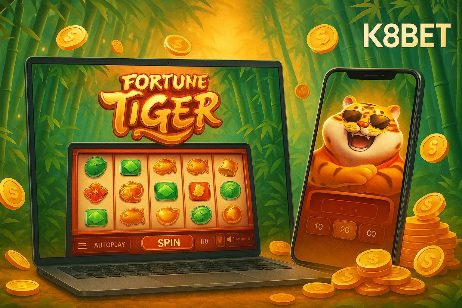 Fortune Tiger é um jogo imperdível no K8BET Casino