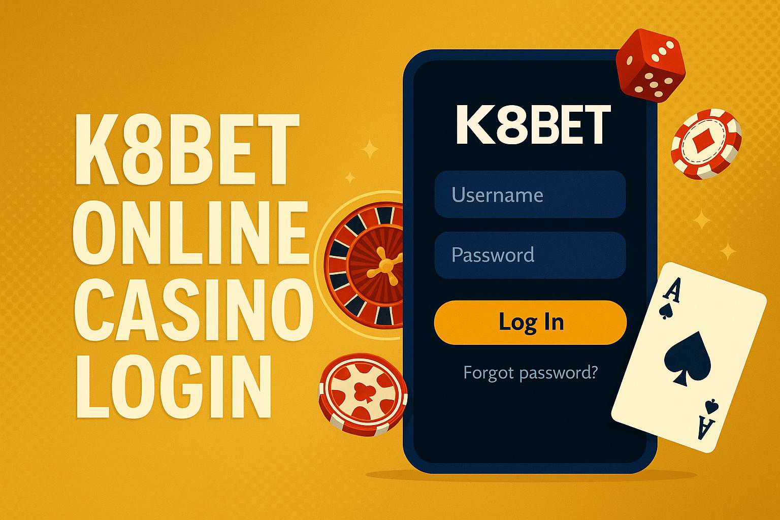 Criar uma nova Conta no plataforma K8BET 